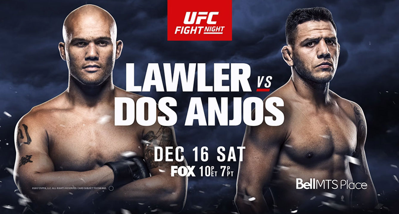 РЕЗУЛЬТАТЫ ТУРНИРА UFC ON FOX 26: РОББИ ЛОУЛЕР VS. РАФАЭЛЬ ДОС АНЬОС
